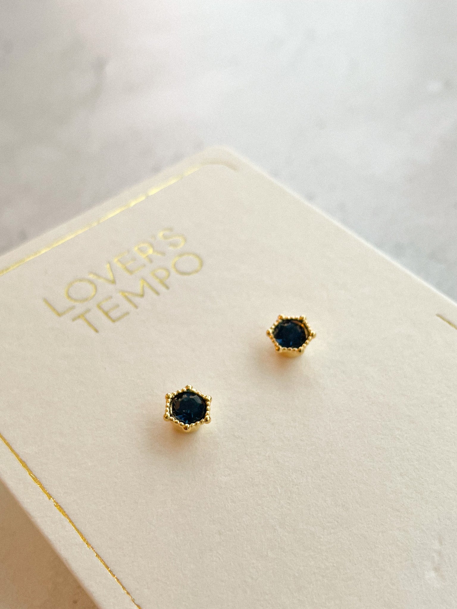 Boucles d'oreilles Astrid (Montana) - Savonnerie Saponaria