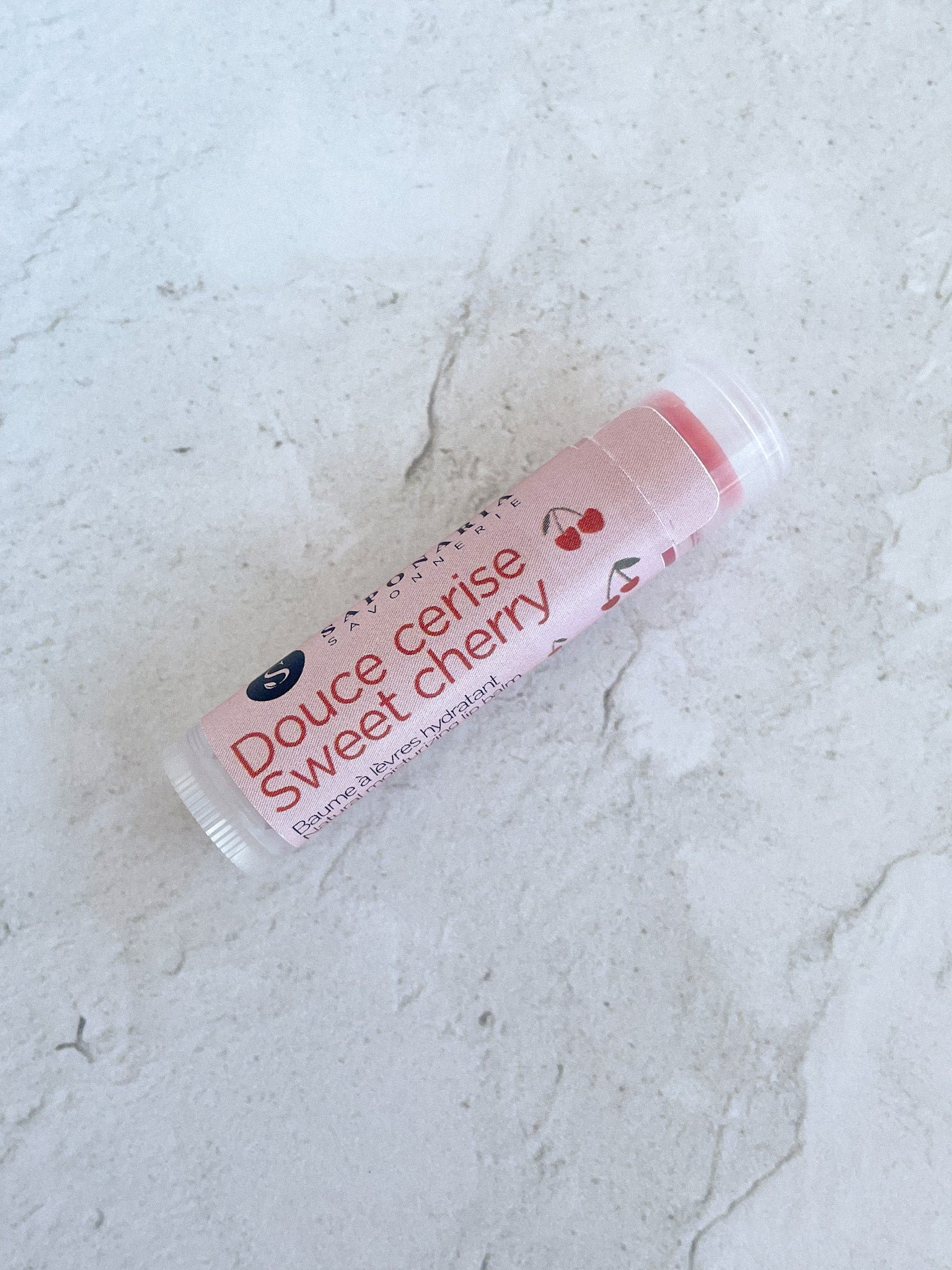 Baume à lèvres – Douce cerise - Baume à lèvres - Savonnerie Saponaria