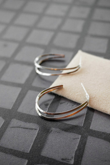 Boucle d'oreille en C - Savonnerie Saponaria