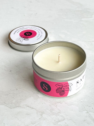 Bougie de soya – Framboise noire