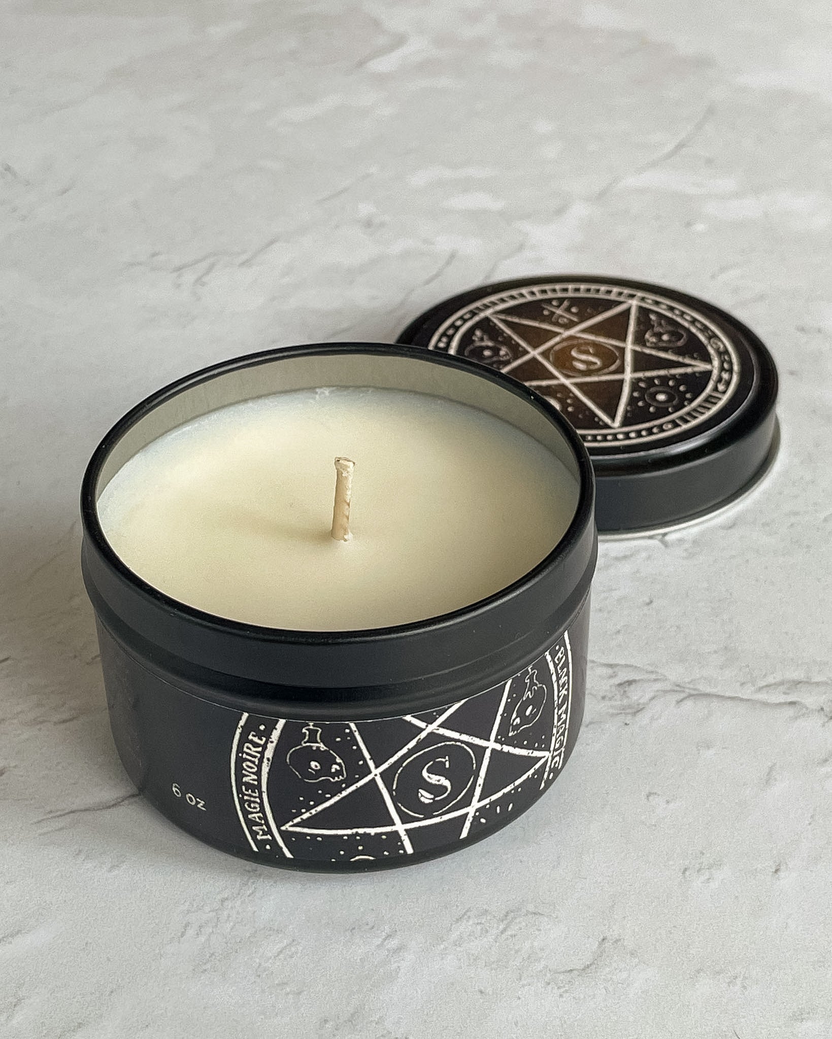 Bougie de soya - Magie noire