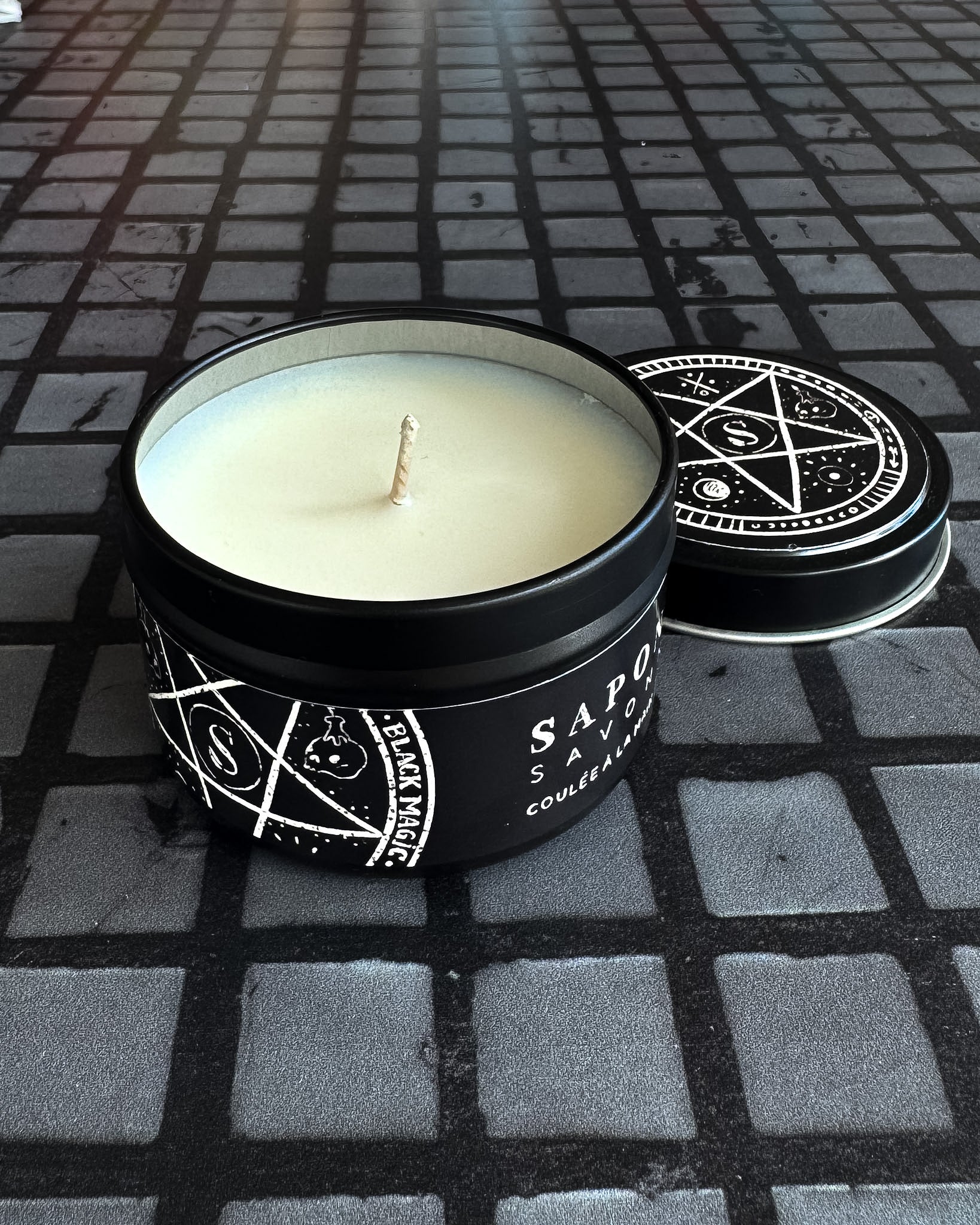 Bougie de soya - Magie noire