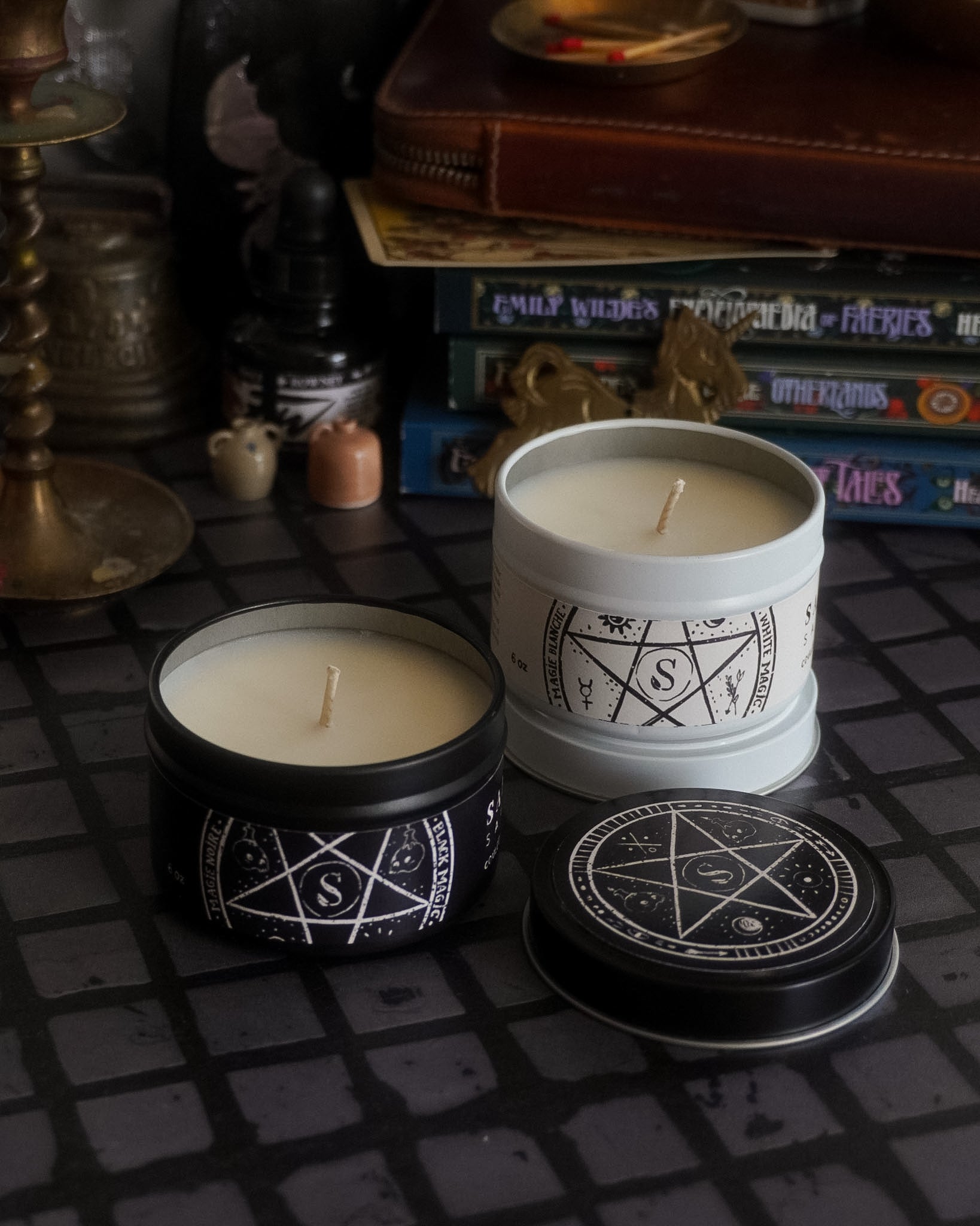 Bougie de soya - Magie noire