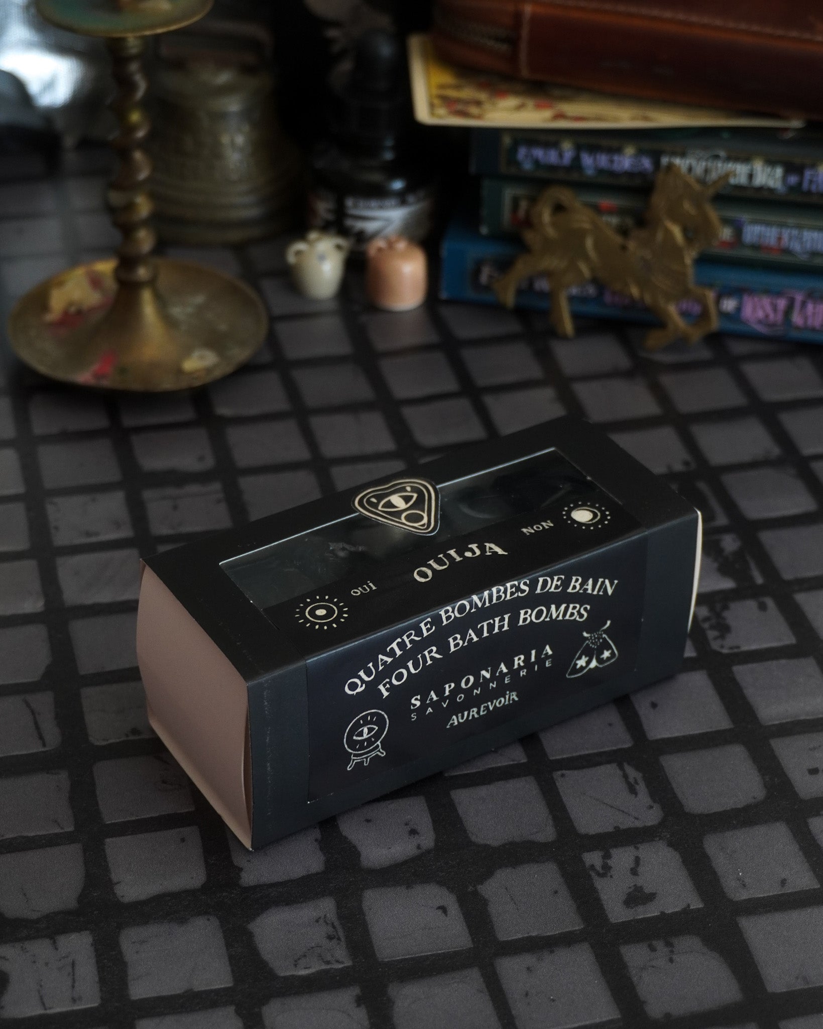Ensemble 4 cubes de bain Ouija
