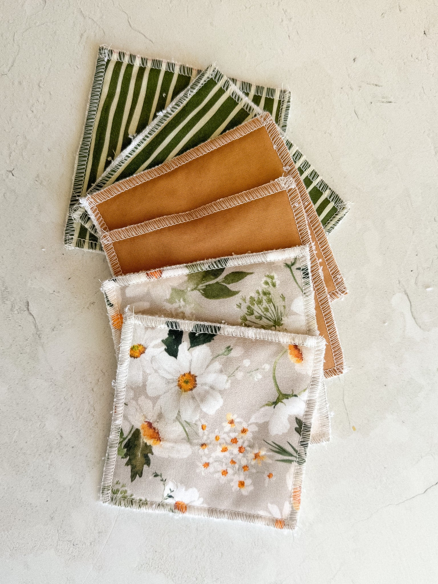 Lingettes démaquillantes marguerites (6) - Savonnerie Saponaria