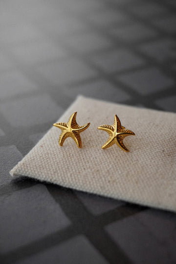 Boucle d'oreille étoile de mer - Savonnerie Saponaria