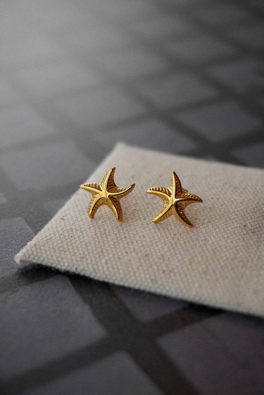 Boucle d'oreille étoile de mer - Savonnerie Saponaria