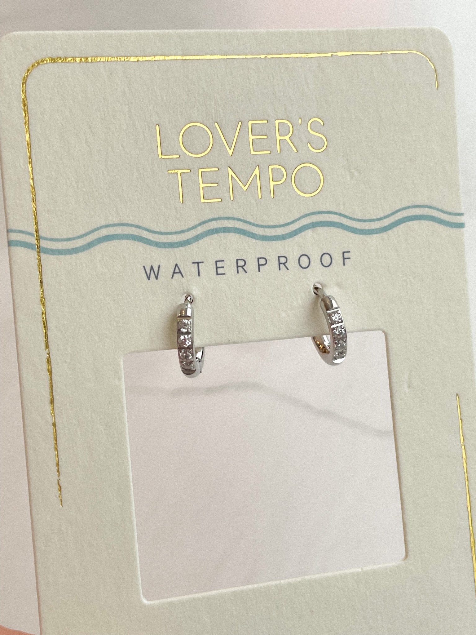 Boucles d'oreilles Evie Huggies (Argent) - Savonnerie Saponaria