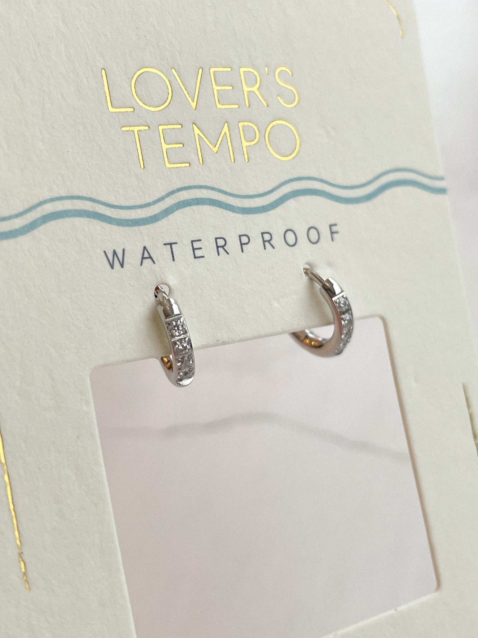 Boucles d'oreilles Evie Huggies (Argent) - Savonnerie Saponaria