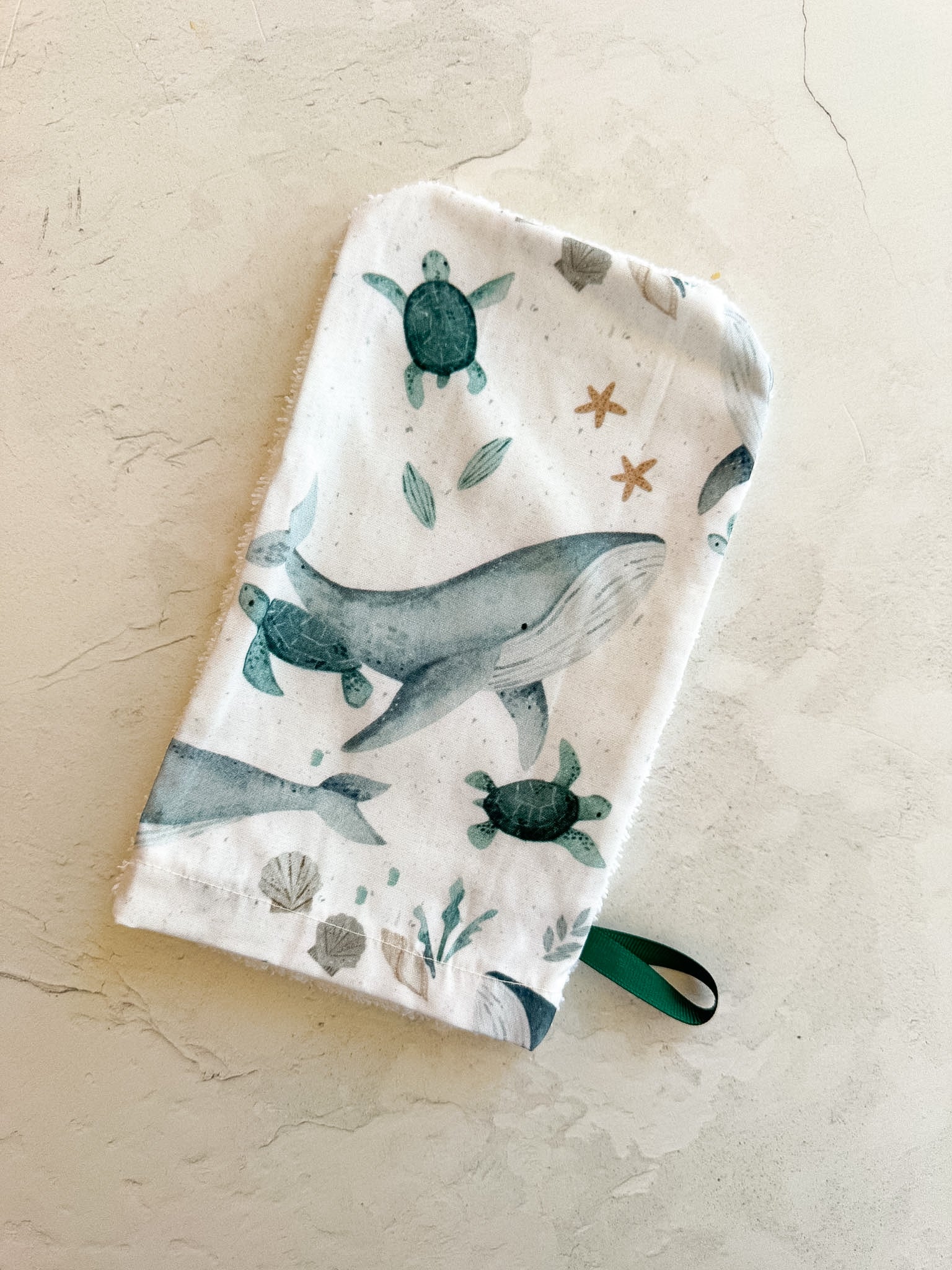 Gant de bain baleine - Savonnerie Saponaria