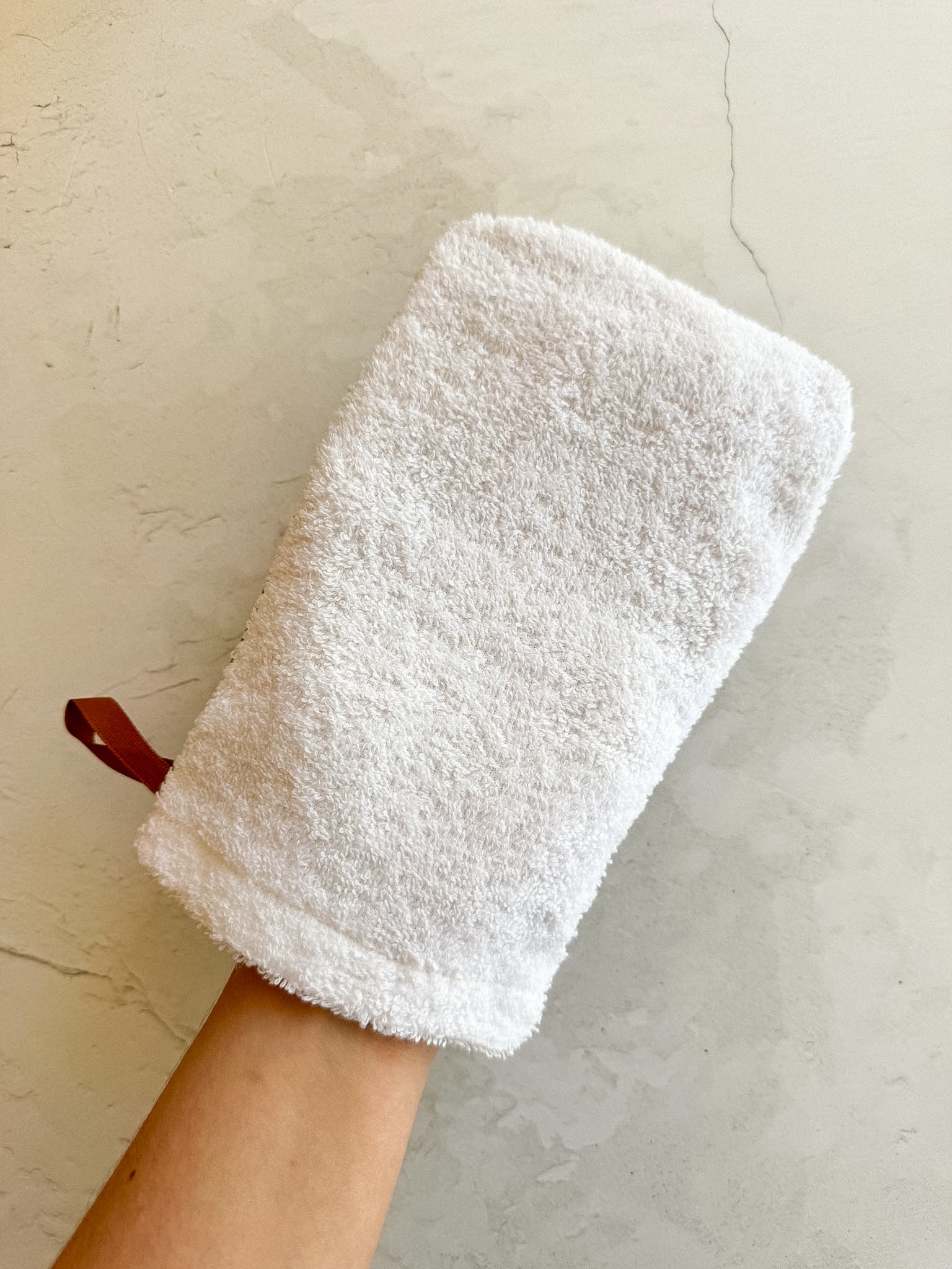 Gant de bain fleurs d'automnes - Savonnerie Saponaria