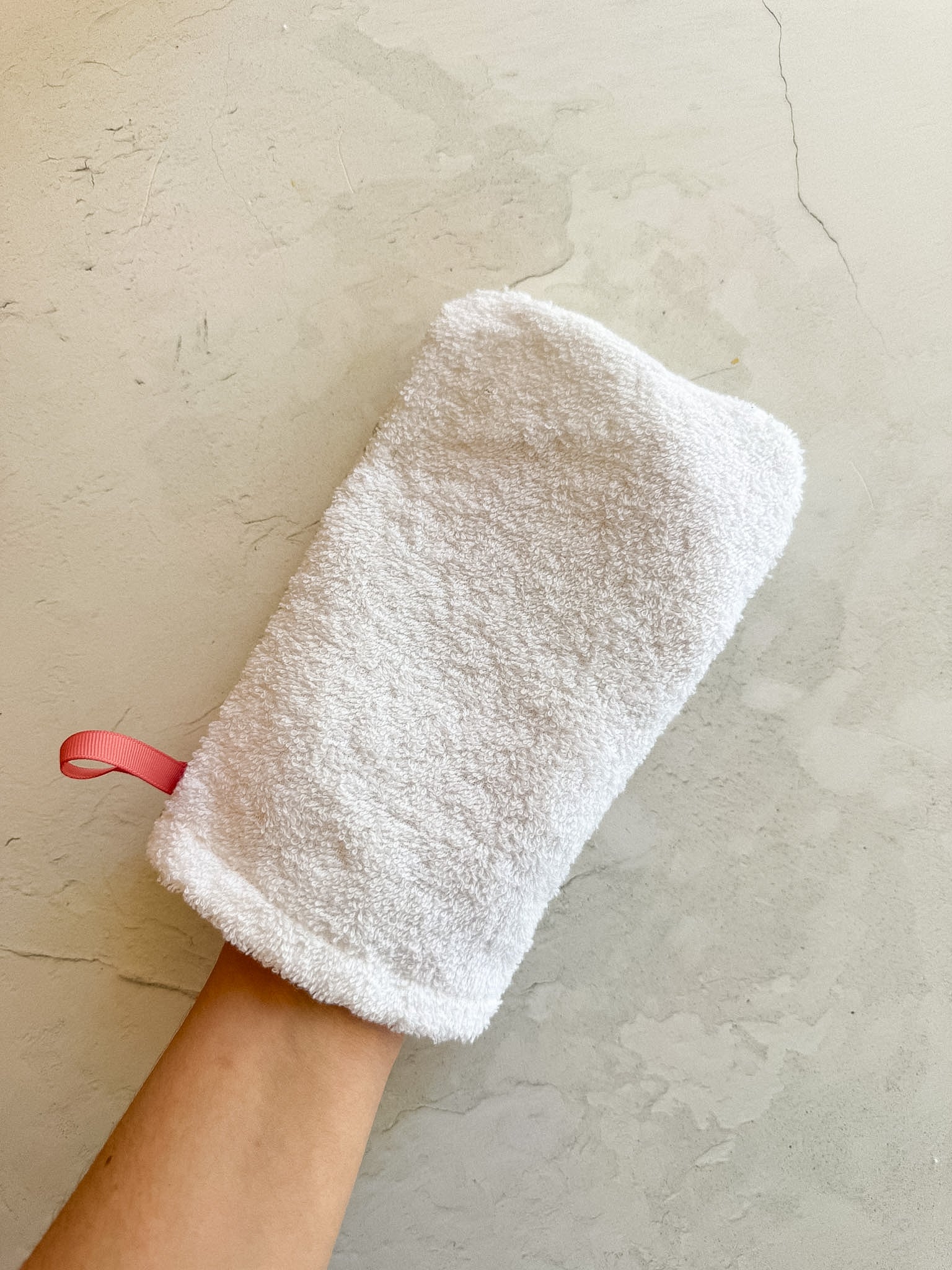 Gant de bain petites fleurs - Savonnerie Saponaria