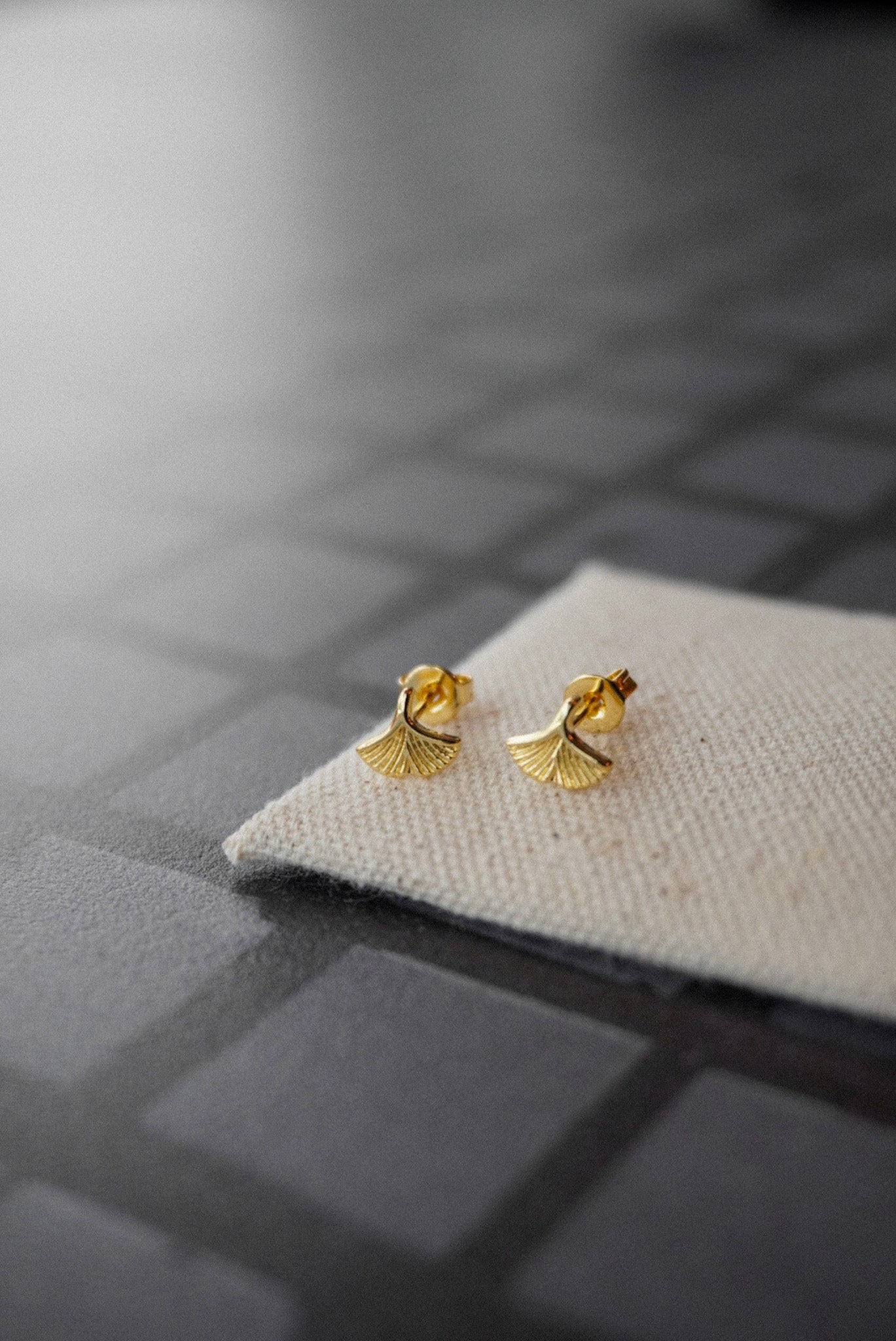 Boucle d'oreille Ginkgo - Savonnerie Saponaria