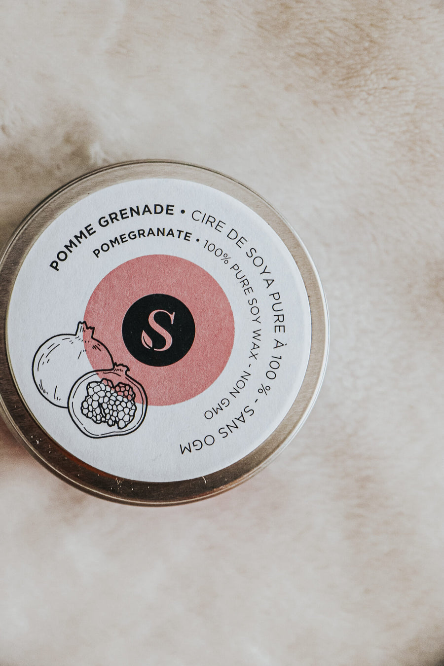 Soy Candle – Pomegranate