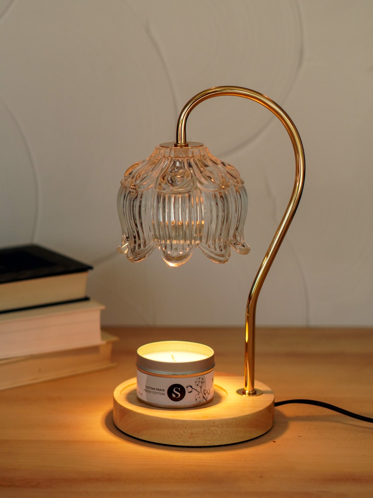 Lampe chauffe - bougie (claire) - Savonnerie Saponaria
