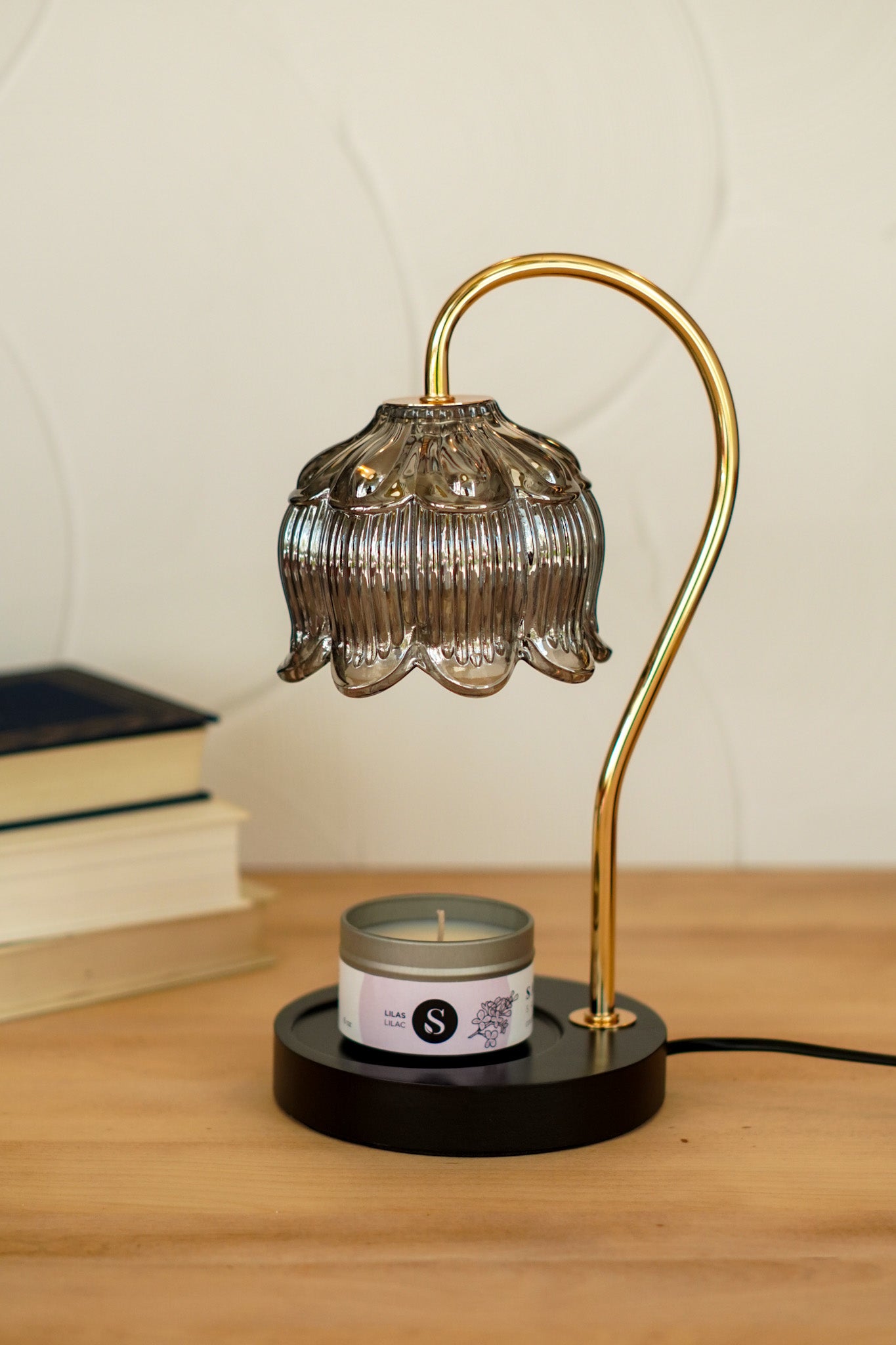 Lampe chauffe - bougie (grise) - Savonnerie Saponaria