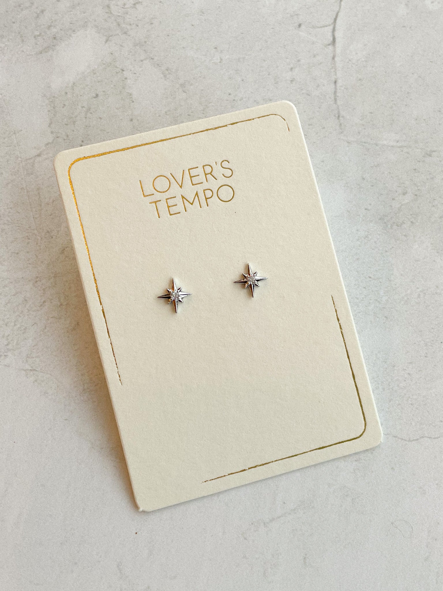 Boucles d'oreilles Lone Star (Argent) - Savonnerie Saponaria