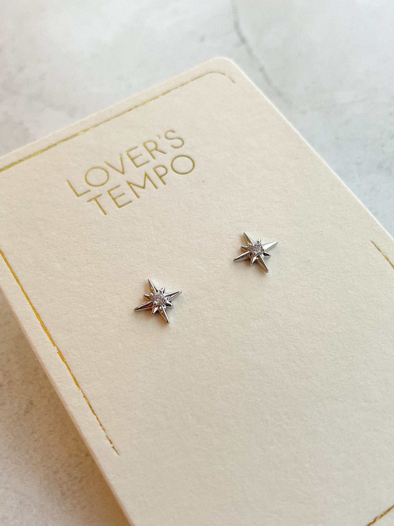 Boucles d'oreilles Lone Star (Argent) - Savonnerie Saponaria