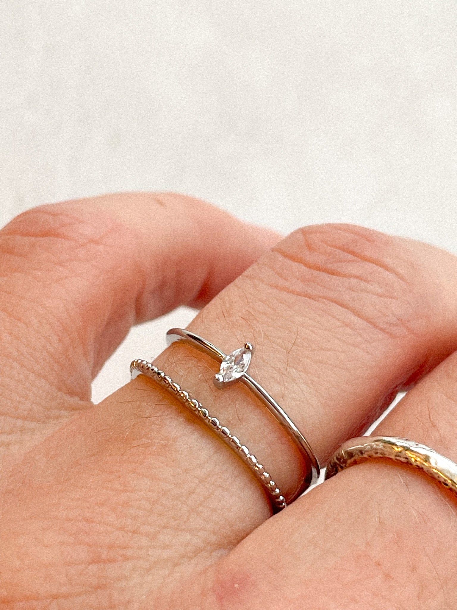 Bague Marquise (Argent) - Savonnerie Saponaria