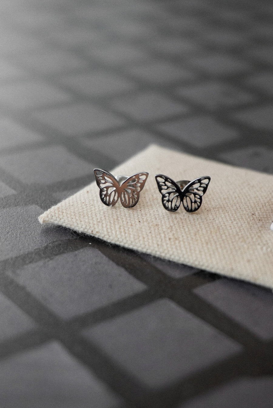 Boucle d'oreille papillon - Savonnerie Saponaria