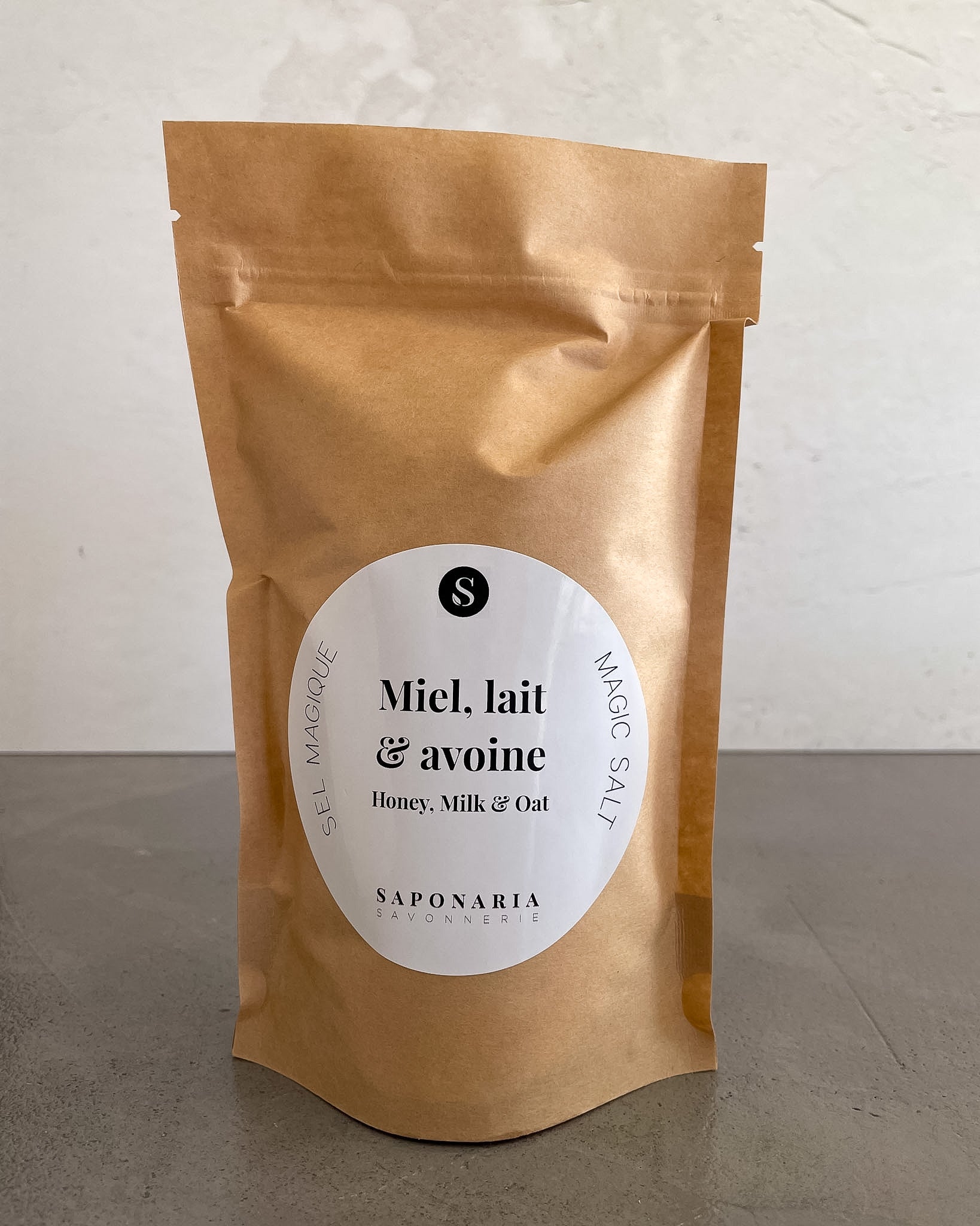 Sel magique Miel lait & avoine - Bain et douche - Savonnerie Saponaria
