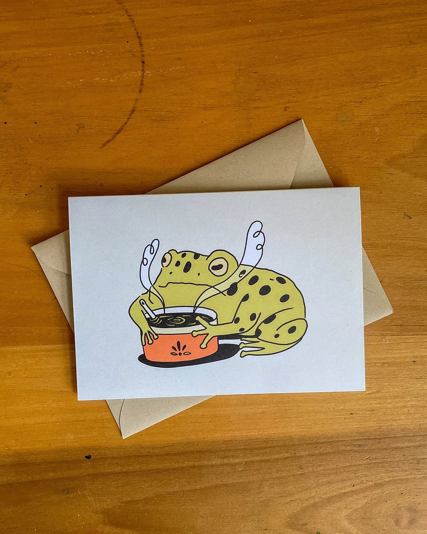 Greeting Card - The frog