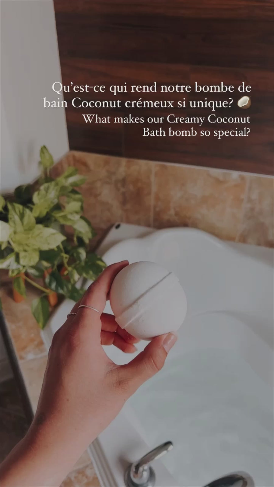 Bath Bomb - Creamy Coconut
