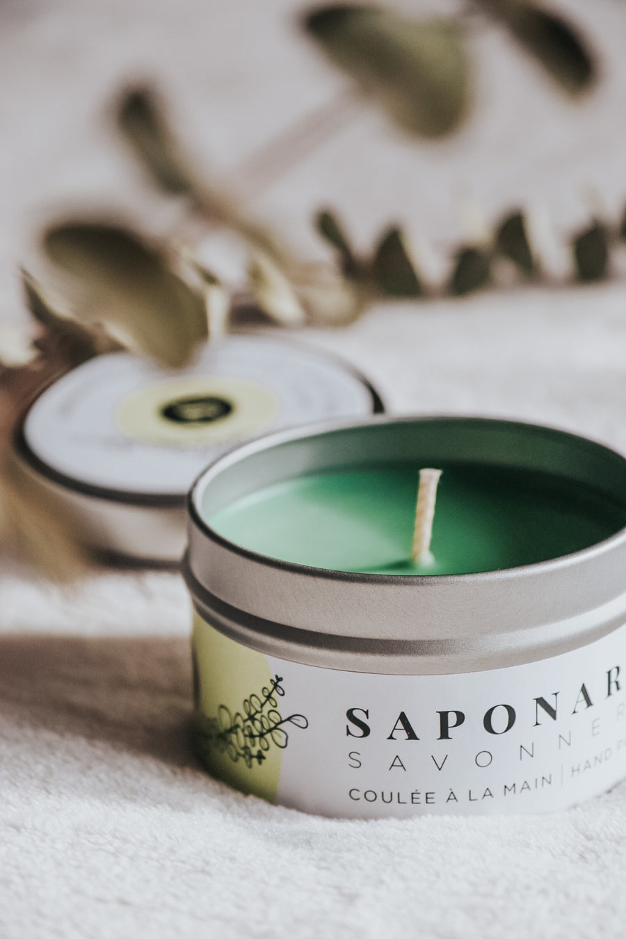 Bougie de soya – Eucalyptus