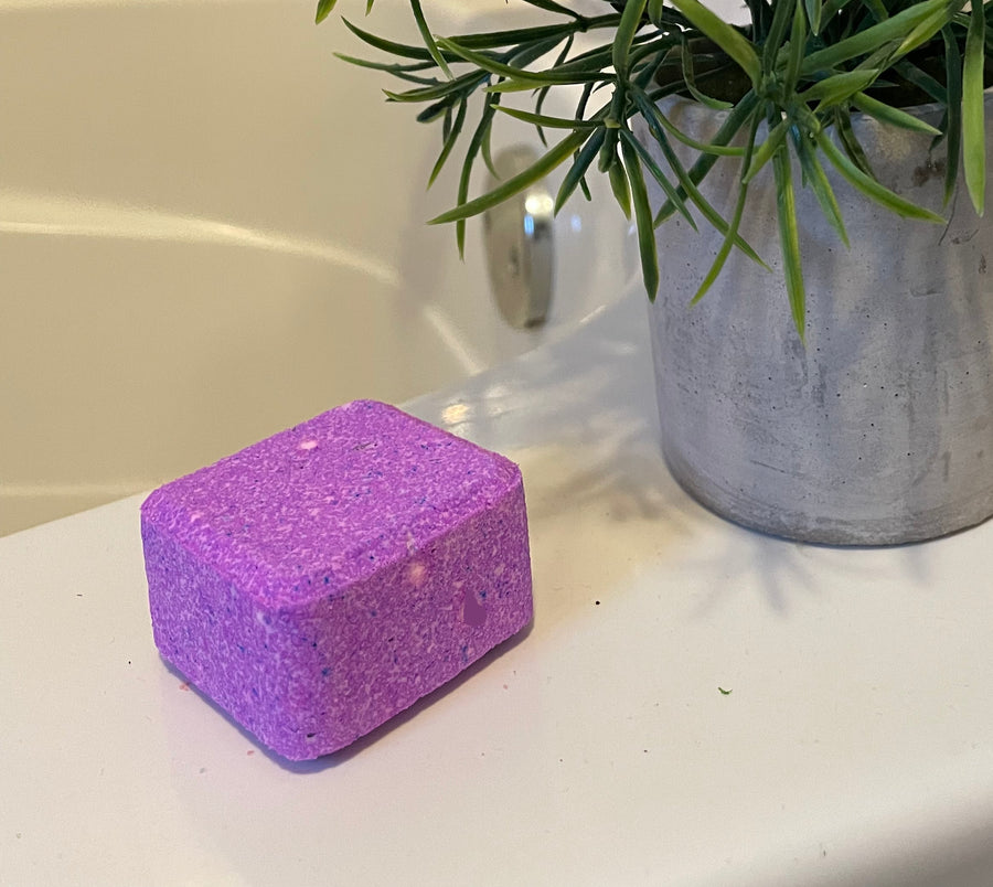 Bombe de bain – Framboise noire (petit cube)
